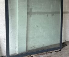 Large glass panel