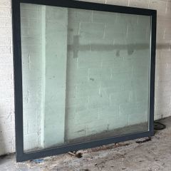 Large glass panel