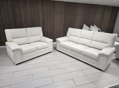 3+2 Bromley Gretal Cream Fabric Sofa