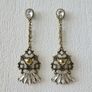 Art Deco Vintage Style Drop Dangle Crystal Earrings Image 5