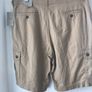 Mens Linen Blend Stretch Cargo Shorts waist 34 inches  - New Image 4