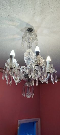 Waterford Crystal Five Light Chandelier