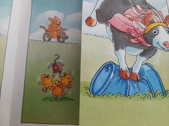 vintage open the flap story book