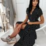 Summer Polka Dot Dress Size Uk 12 Image 6