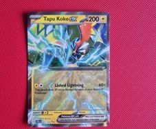 Tapu Koko Ex Pokemon Card from Journey Together (051/159)