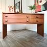Vintage Retro Mid Century Teak Stag Compact Sideboard/Console Image 4