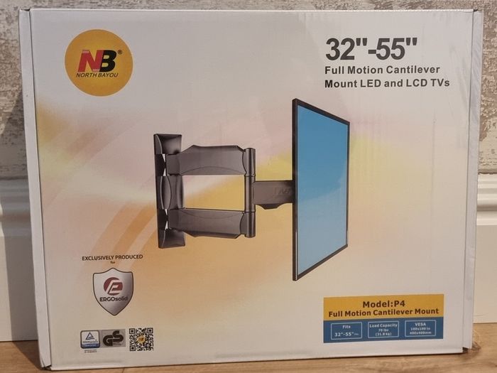 TV Wall Mount Bracket Tilt Swivel 32" - 55" TV