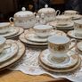22 kt gold Noritake Ireland Fine Bone China Dinner Service 6 Place Settings Image 3