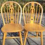 4 Windsor Style Dining Chairs Image 5