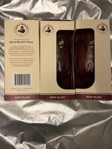 Birra Moretti pint beer glass