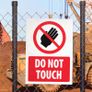 Prohibitory sigs construction site signs business signs warning signs hoarding signs Hazard signs mandatory signs caution signs danger signs Image 6