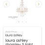 Laura Ashley Shamley 5-Light Crystal Chandelier Image 2