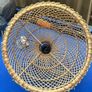 Maze Lamp Shade with Pendant - Handmade Rattan Image 2