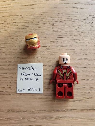 lego sh0231 Iron man mark 7, set 10721, 6869