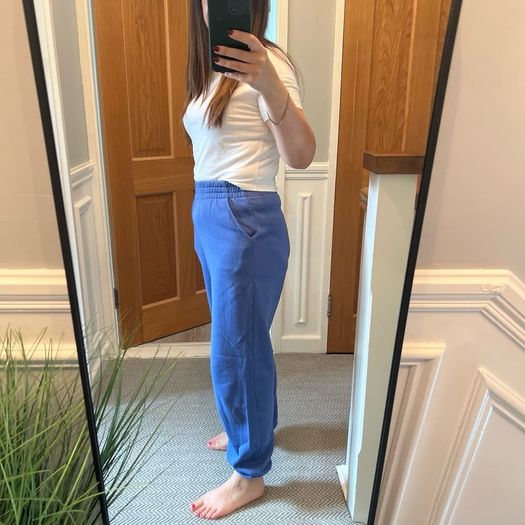 Blue joggers. Size S