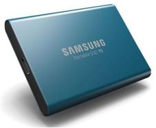 Samsung T5 500GB USB-C 3.1 Gen2 Portable SSD Blue