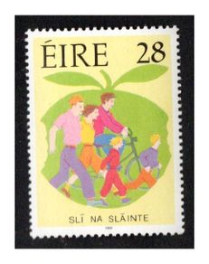 1992 Ireland Healthy Living Campaign Commemorative Stamps Mint Never Hinged (MNH)