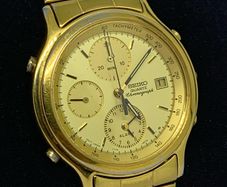 Vintage Seiko Chronograph alarm Watch