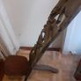 Vintage African hand carved folding seats Image 3