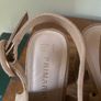 NEW Peep toe sling back heeled sandals Image 5