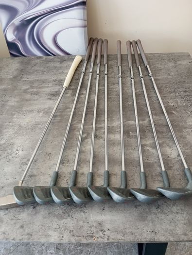 Women's L flex golf irons and putter.