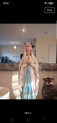 devotional statue of Our Lady of Lourdes