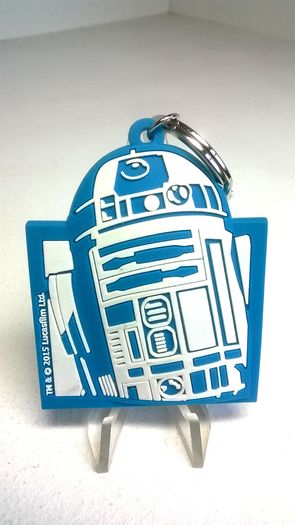 Star Wars RD D2 key chain Lucas Film LTD New Post 2.00