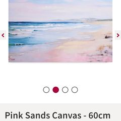 Canvas pink sands picture Brand New