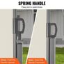 Retractable Side Awning, 79''x 236'' Outdoor Privacy Screen, 180g Polyester Water-proof Retractable Patio Screen, UV 30+ Room Divider Image 3