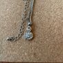 necklace with clear crystal charm Image 2