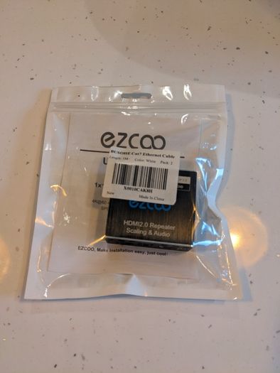 EZCOO 4K 60Hz HDMI 2.0 Audio Extractor & Scaler (Dolby Vision, Atmos, EDID, Optical)