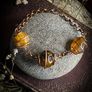 1 Handcrafted Golden Healer and Copper Bracelet Image 3