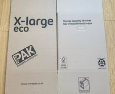 Home moving cardboard boxes X-Large size six in total.