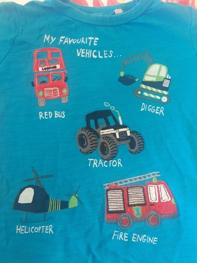 Boys Tractor Ted top and clothing bundle