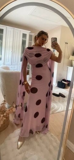 asos polka dot dress
