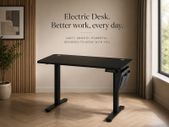 Electric Height Adjustable Standing Desk 120 cm