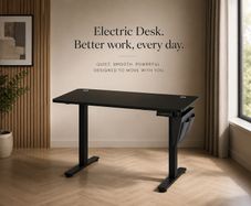 Electric Height Adjustable Standing Desk 120 cm