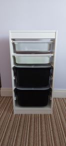 Trofast storage with boxes