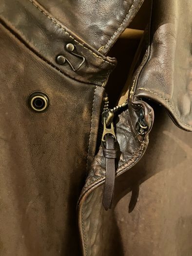 Ralph Lauren G1 Cowhide Flight Bomber Leather Jacket