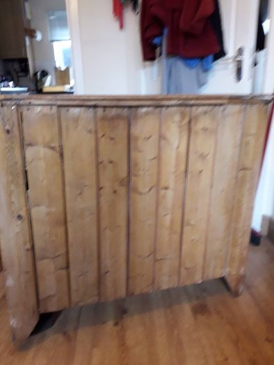 Antique Pine Vanity dresser.