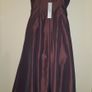 New with Tags  beautiful Per Una Wine Prom Dress Size 10L Image 2