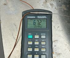 Omega data logger and thermometer