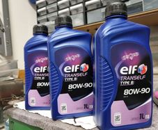 3x1l Gearbox , axle oil Elf 80W90 tranself