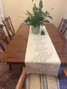 Mahoney Dining Table and 8 Chairs