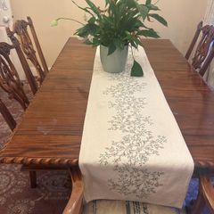 Mahoney Dining Table and 8 Chairs
