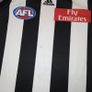 Collingwood (S) Aussie Rules Shirt Jersey AFL Oz Australian adidas Vest Guernsey Vintage Retro Small Magpies Image 4