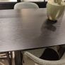 Black Oak Dining Table Ex Display Image 4