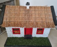 garden traditional Irish cottage