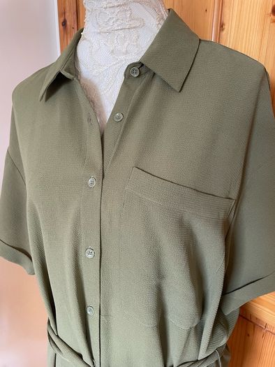 Noisy May shirt dress with belt size 12 New with tags
