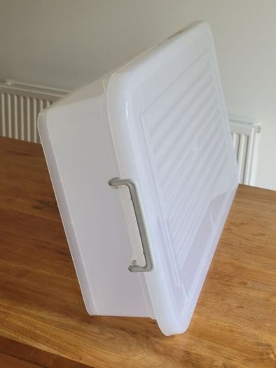 Plastic Storage Box on Wheels